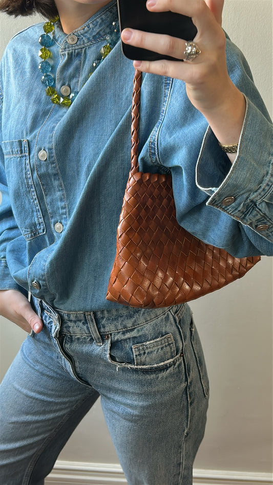 Cartera Shopper Mini Camel