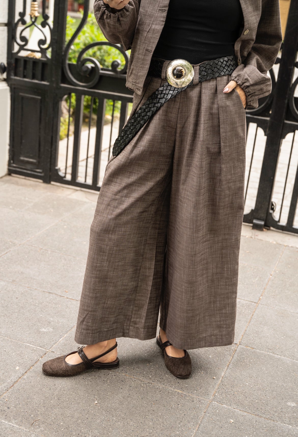 Preventa cinturón tejido