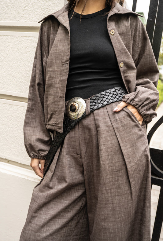 Preventa cinturón tejido